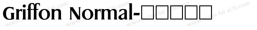 Griffon Normal字体转换